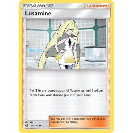 Lusamine (Reverse Holo)