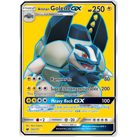 Alolan Golem-GX