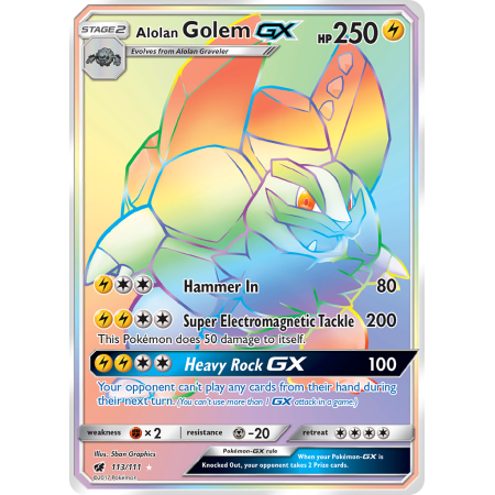 Alolan Golem-GX