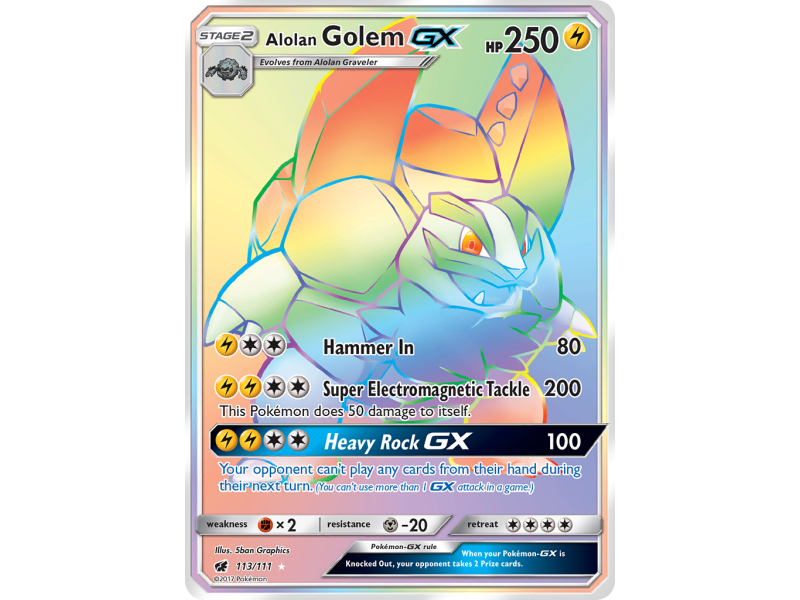 Alolan Golem-GX