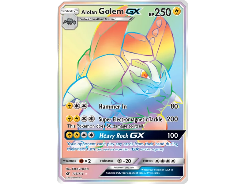 Alolan Golem-GX