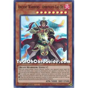 Ancient Warriors  - Ambitious Cao De (Super Rare)