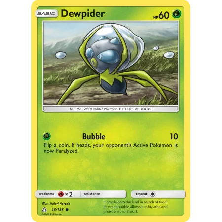 Dewpider (Reverse Holo)
