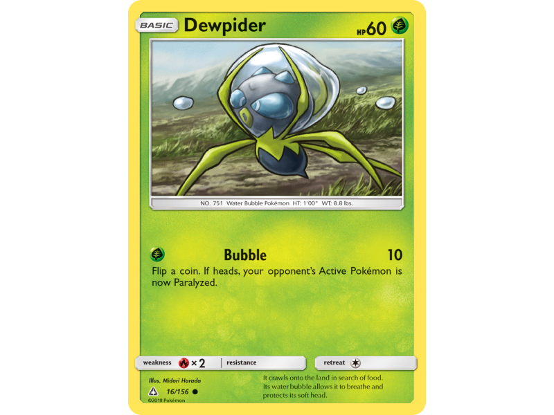 Dewpider (Reverse Holo)