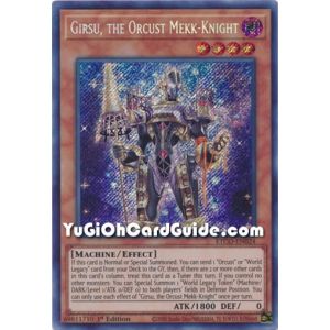 Girsu, the Orcust Mekk-Knight (Secret Rare)