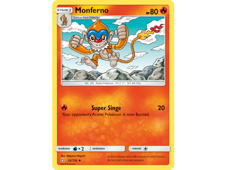 Monferno (Reverse Holo)