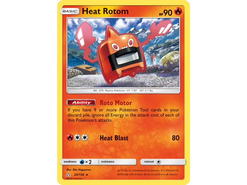 Heat Rotom (Reverse Holo)