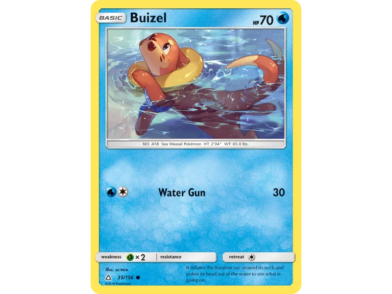 Buizel (Reverse Holo)
