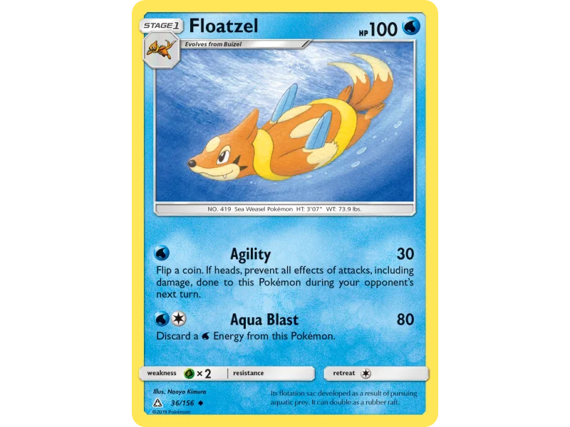 Floatzel (Reverse Holo)