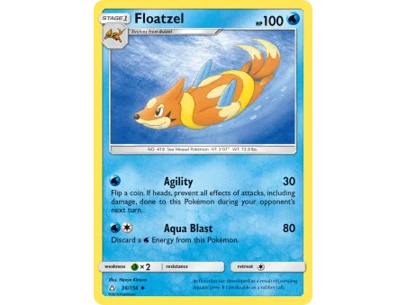 Floatzel (Reverse Holo)