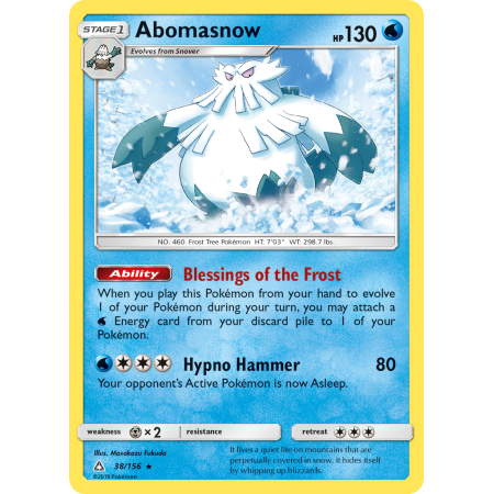 Abomasnow (Reverse Holo)