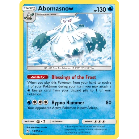 Abomasnow (Reverse Holo)
