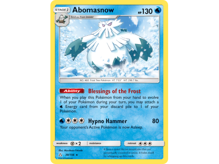 Abomasnow (Reverse Holo)
