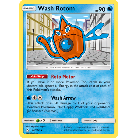 Wash Rotom (Reverse Holo)