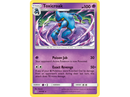 Toxicroak (Reverse Holo)