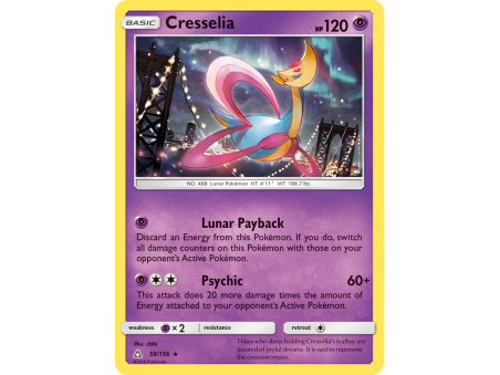 Cresselia (Reverse Holo)