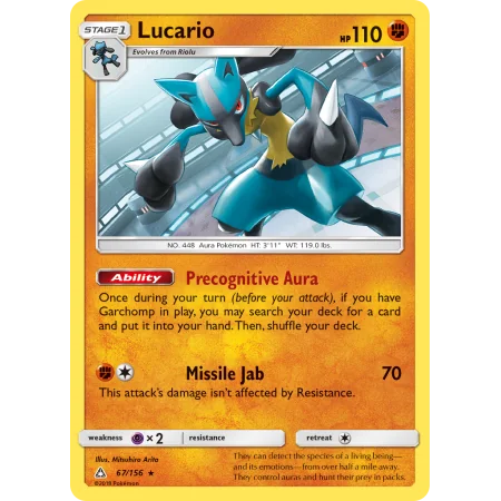 Lucario (Reverse Holo)
