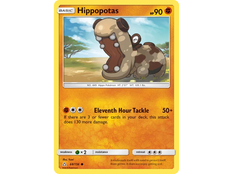 Hippopotas (Reverse Holo)