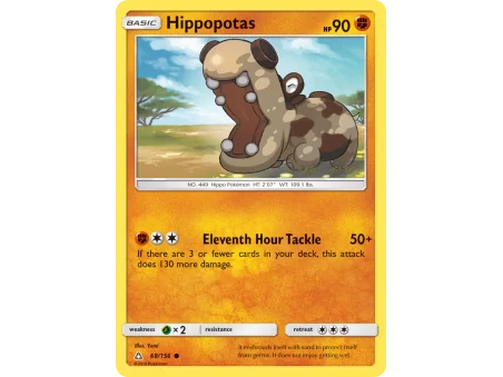 Hippopotas (Reverse Holo)