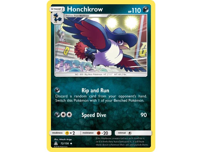 Honchkrow (Reverse Holo)