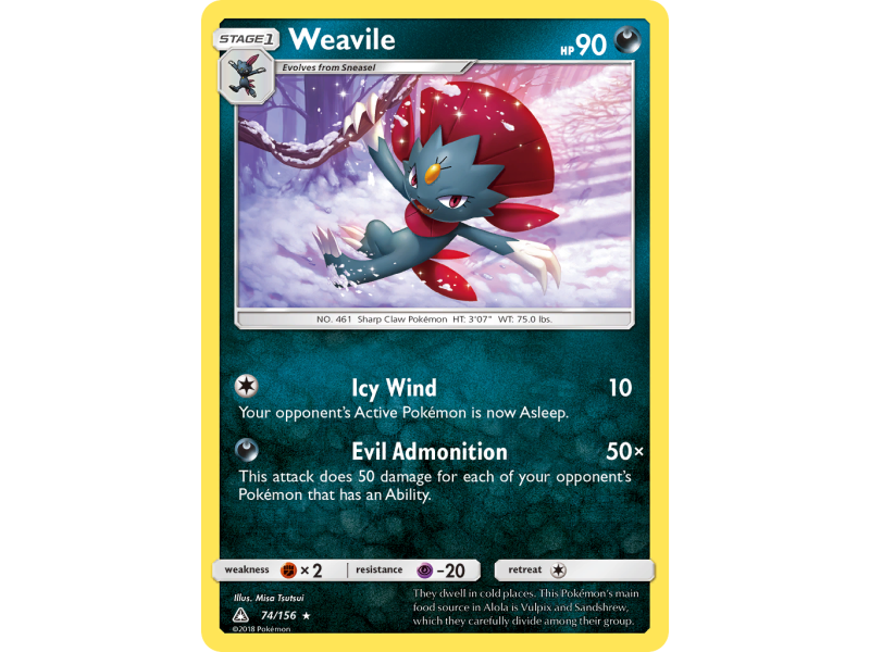 Weavile (Reverse Holo)