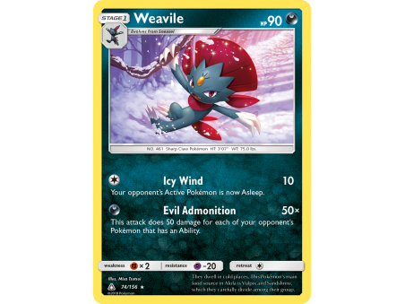 Weavile (Reverse Holo)