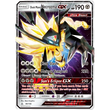 Dusk Mane Necrozma-GX (Holo)