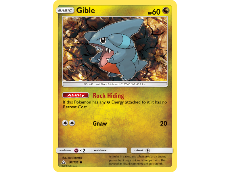 Gible (Reverse Holo)