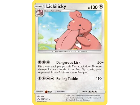 Lickilicky (Reverse Holo)
