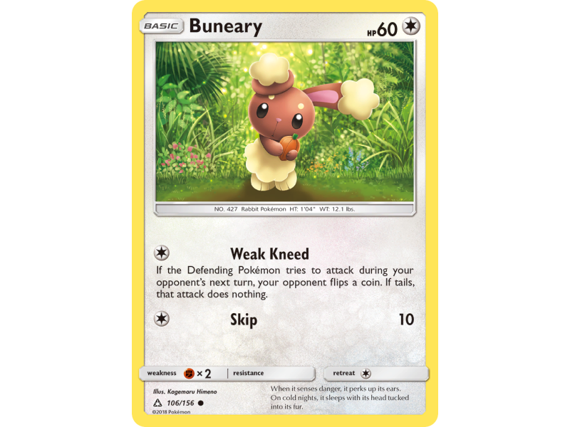 Buneary (Reverse Holo)