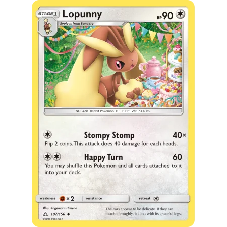 Lopunny (Reverse Holo)