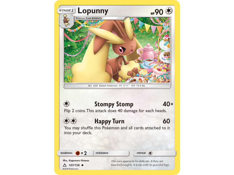 Lopunny (Reverse Holo)