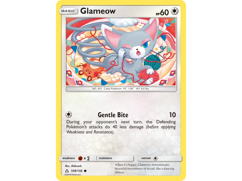 Glameow (Reverse Holo)