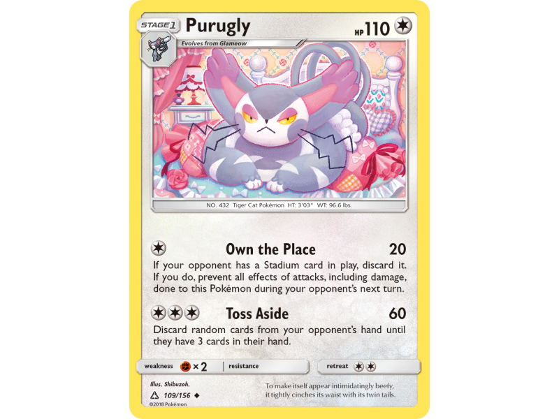 Purugly (Reverse Holo)