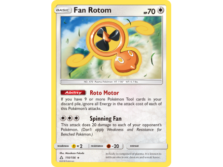 Fan Rotom (Reverse Holo)