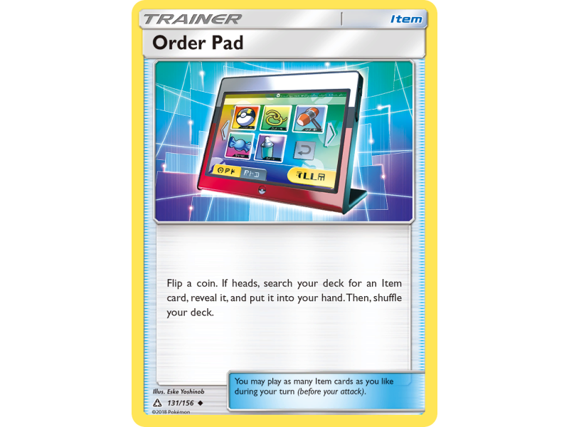 Order Pad