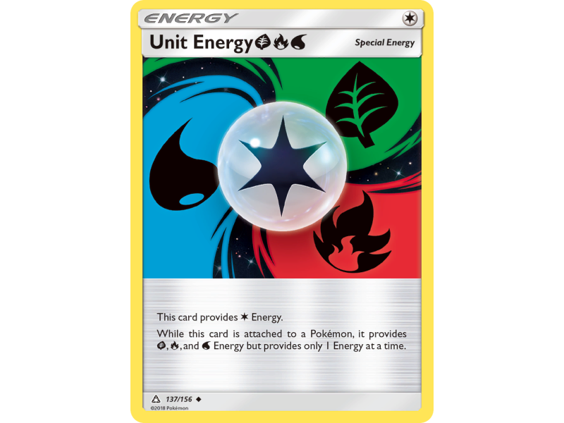 Unit Energy GrassFireWater (Reverse Holo)