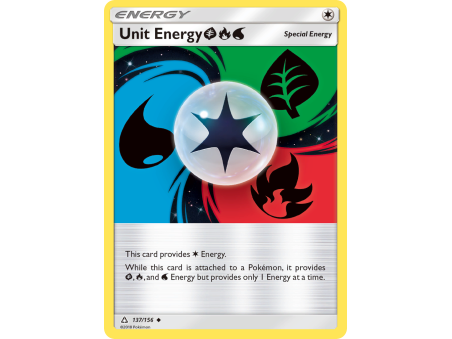 Unit Energy GrassFireWater (Reverse Holo)