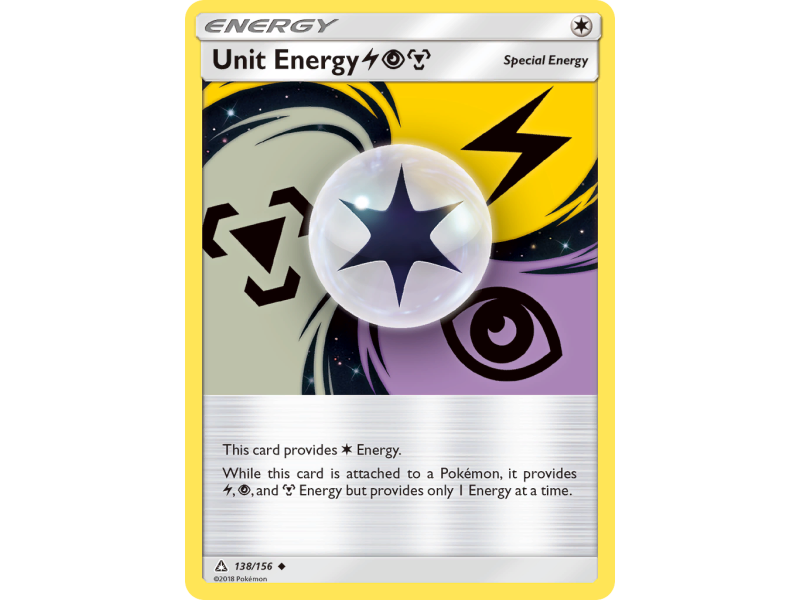 Unit Energy LightningPsychicMetal (Reverse Holo)