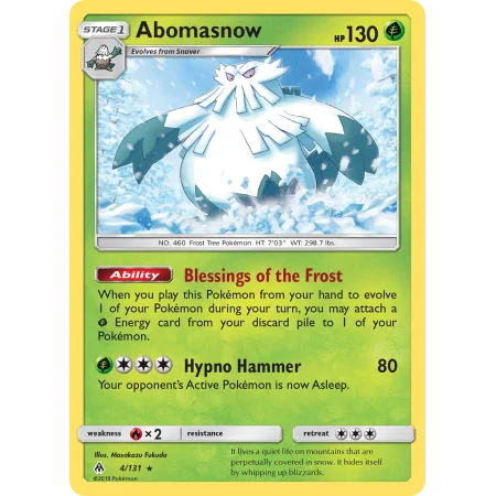 Abomasnow (Reverse Holo)