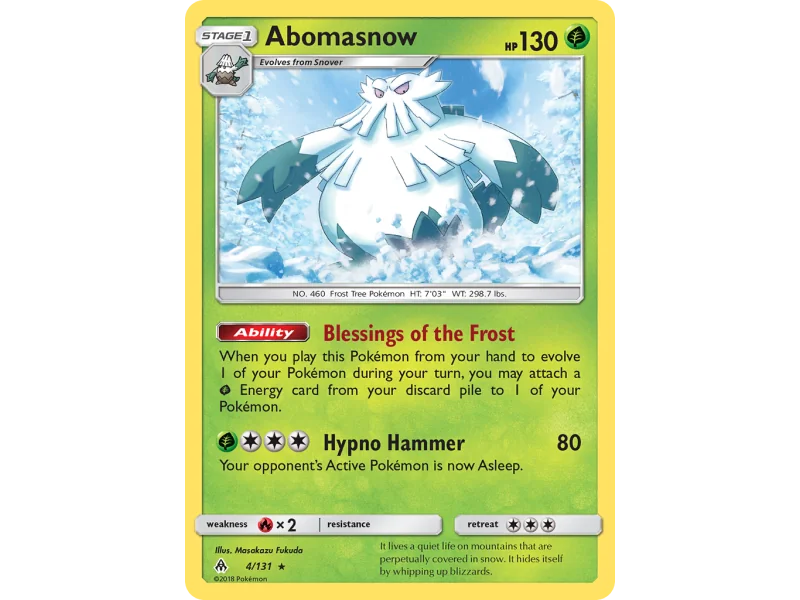 Abomasnow (Reverse Holo)