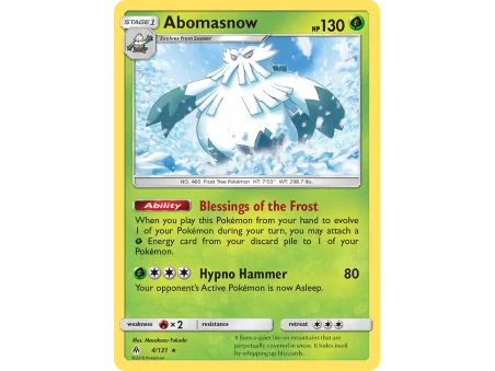 Abomasnow (Reverse Holo)