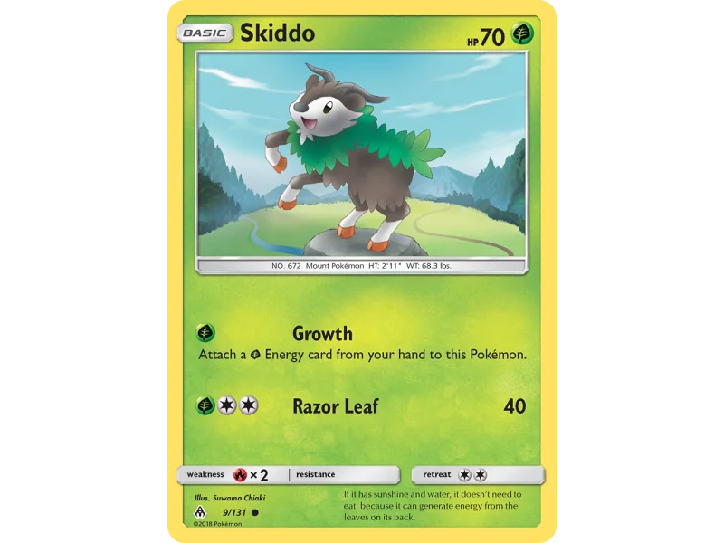 Skiddo (Reverse Holo)