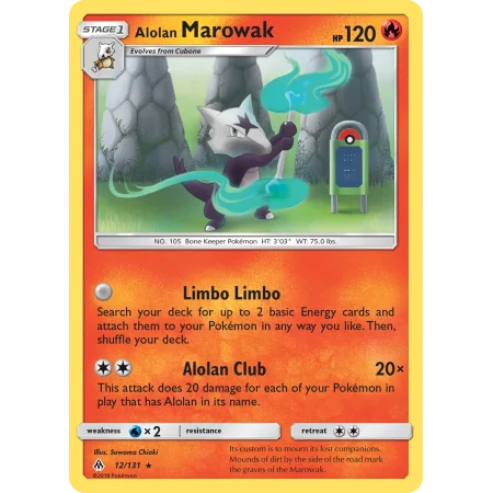 Alolan Marowak (Reverse Holo)