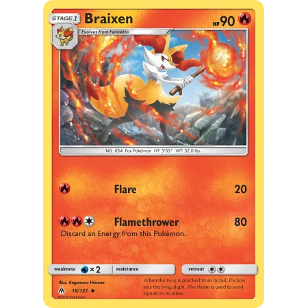 Braixen (Reverse Holo)