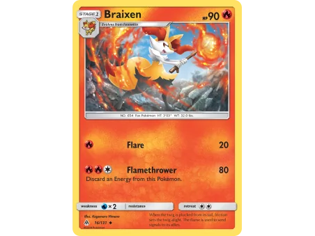 Braixen (Reverse Holo)