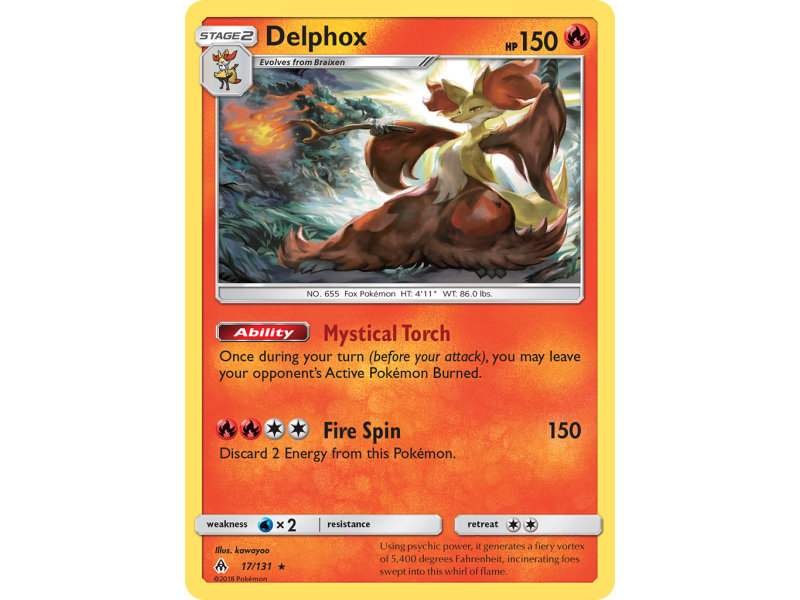 Delphox (Reverse Holo)