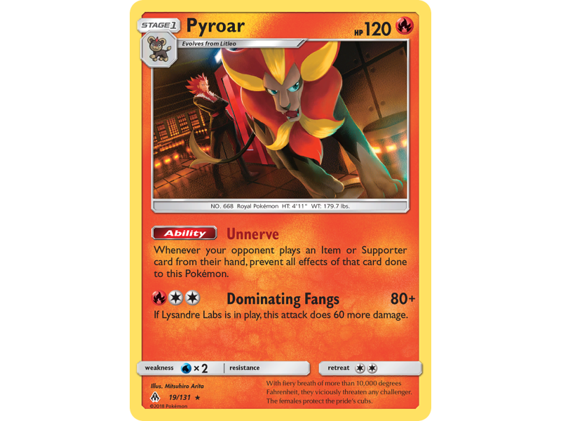 Pyroar (Reverse Holo)