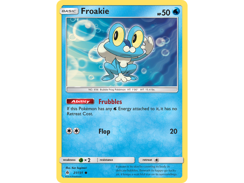 Froakie (Reverse Holo)