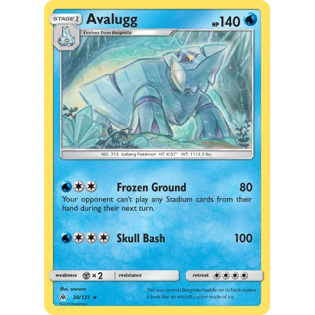 Avalugg (Reverse Holo)
